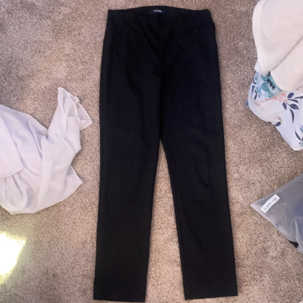 Chaps black dress pants